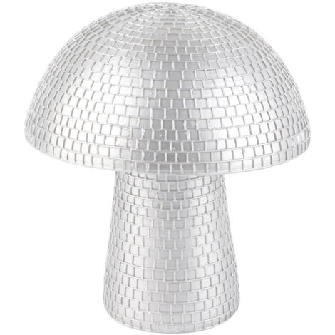 Boule Champignon Résine Boule Argentée Décoration Fête Accessoire Scénique Décor Maison Art