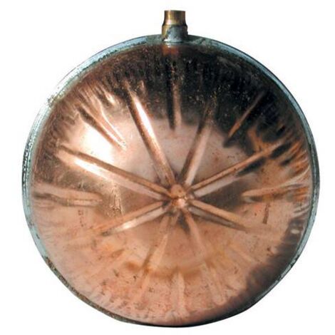 Boule cuivre pour robinet flotteur à tige filetée 100mm