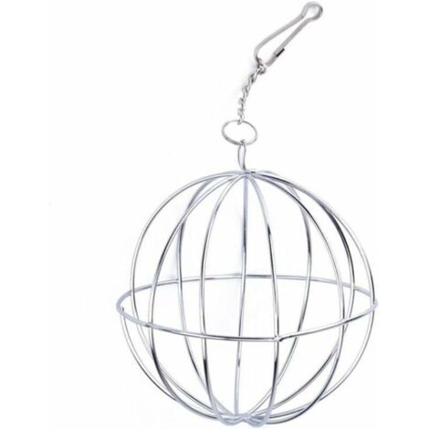 Boule d'alimentation pour rongeurs, distributeur d'alimentation pour lapin, sphère de 8 cm pour cochon d'Inde, hamster, lapin, boule à suspendre, jouet pour lapin, mangeoire à foin pour animaux de com