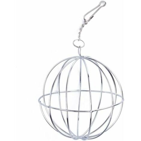 Boule d'alimentation pour rongeurs, distributeur d'alimentation pour lapin, sphère de 8 cm pour cochon d'Inde, hamster, lapin, boule à suspendre, jouet pour lapin, mangeoire à foin pour animaux de com
