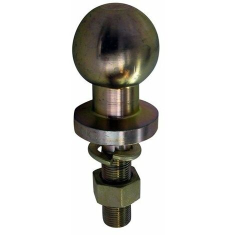 Boule d'attelage universelle 50mm – Filetage M19 pour remorques et porte-vélos – Compatible avec systèmes de remorquage standard