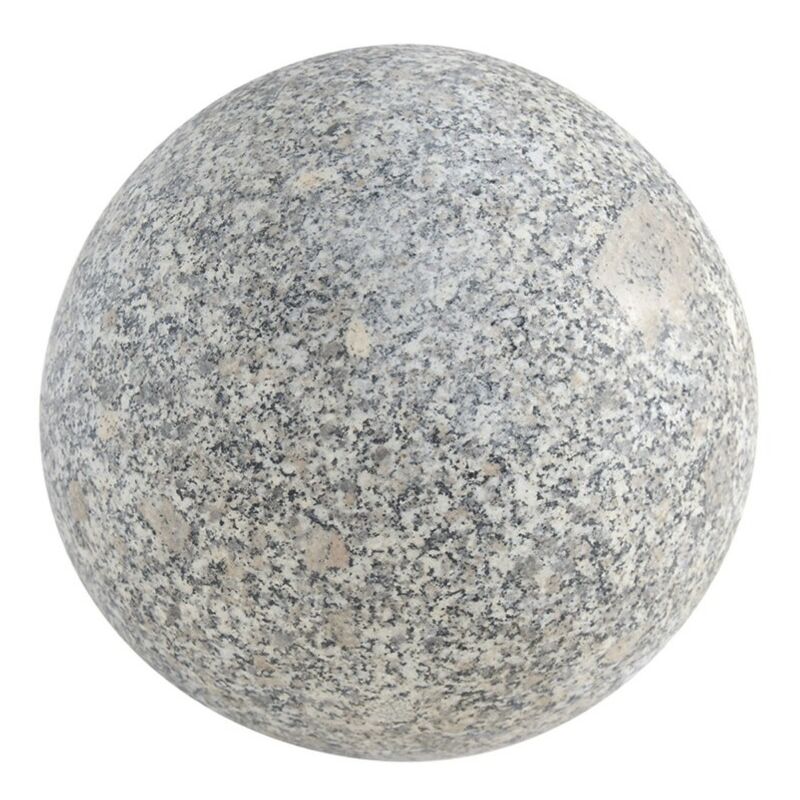 Jardinex - Boule déco jardin granit (grand format) - Gris clair 40 cm - Gris clair
