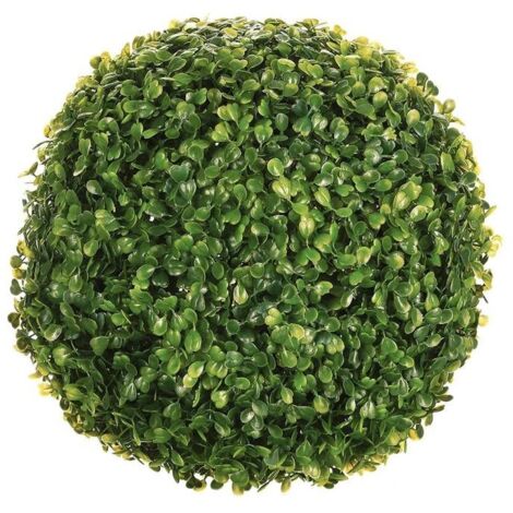 Boule de buis artificiel D28 cm - Vert - Atmosphera createur d\'interieur