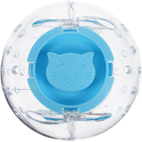 Boule de course et roue d'exercice silencieuse pour hamsters, 14cm bleu - Fitness pour petits animaux et rongeurs nains