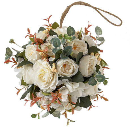 Boule de Fleurs Artificielles Hortensia Pivoine pour Décoration de Mariage et Jardin