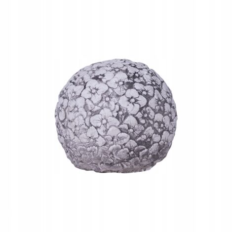 Boule de fleurs en béton - Décoration de jardin élégante