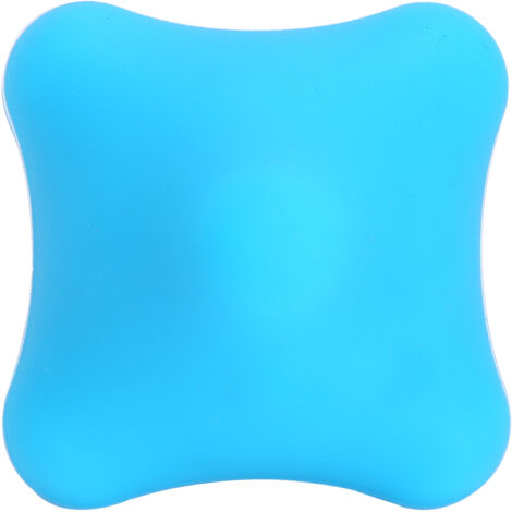 Boule de massage en silicone pour main et cou, soulagement des douleurs musculaires, exercice de la fascia, bleue