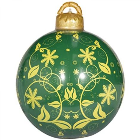 Boule de Noël gonflable en PVC – Décoration de Noël gonflable pour l'extérieur (9)