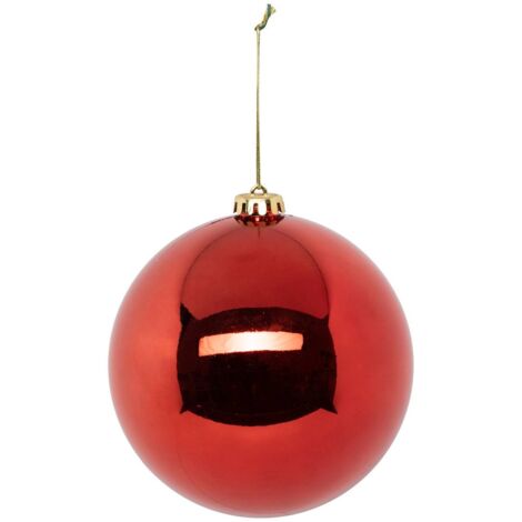 Boule de Noël maxi 150mm rouge - Atmosphera créateur d'intérieur