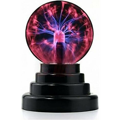 Boule de Plasma 3 inch Jouets Cadeaux Boule Magique Touch Sensible Tactile Cristal Sphère Lumière de Sphère Jouets Mains Operated Cadeaux pour Enfants, Décorations
