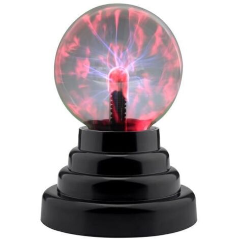 Boule de plasma électrostatique USB boule de foudre magique boule lumineuse sensible au toucher boule magique atmosphère lampe ionique