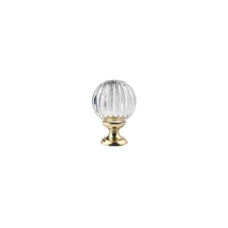 Boule de rampe cristal Soleil