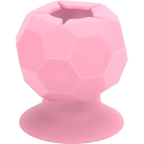 Boule de Récupération de Déchets Portable en Silicone - Ventouse pour Étudiants - Rose