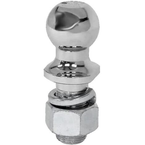 Boule de remorquage de montage d'attelage chromée capacité de 50mm de diamètre pièces de remorque accessoires de rv