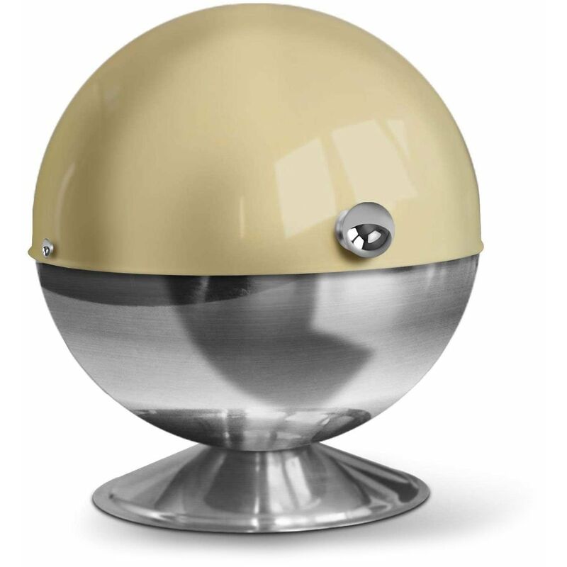 Casa Pura - Sucrier en forme de boule avec couvercle Zucchero Acier inoxydable Beige Casa Pura - Sucrier en forme de boule avec couvercle Zucchero Acier inoxydable Beige