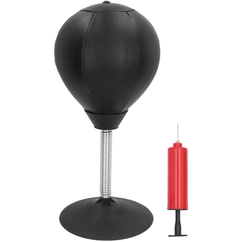 Boule de vitesse d'aération de bureau noire, gobelet de décompression de bureau, grande ventouse, boule d'aération de boxe, équipement de fitness