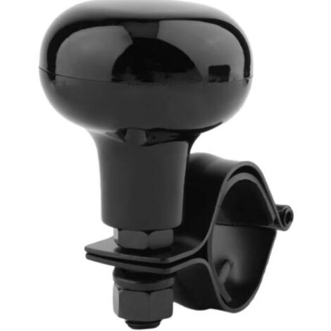 Boule de Volant,Boule Volant Tracteur Tondeuse Bouton Spinner Noir Universel Voiture Bouton de Volant Robuste Spinner Poignée BouleAutres pièce de rechange pour voiture