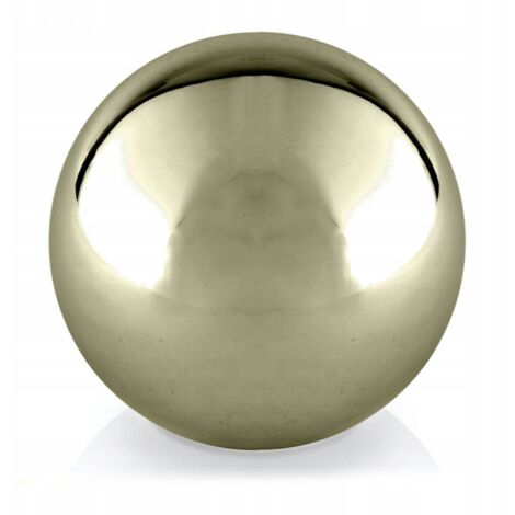 Boule décorative en céramique 11 cm dorée