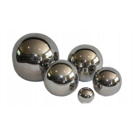 Boule décorative en céramique argentée de 9 cm