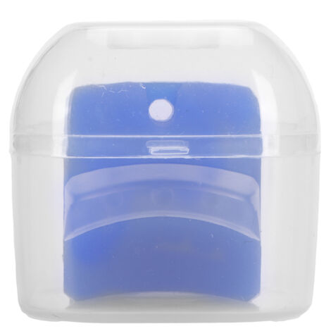 Boule d'entraînement pour les muscles masséters en silicone, exercice de mâchoire portable avec boîte - Bleu
