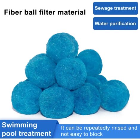 Boule filtrante pour jacuzzi, 1 sachet, durable et fiable, en fibre, pour piscine, spa, filtre pour jacuzzi(200 g)
