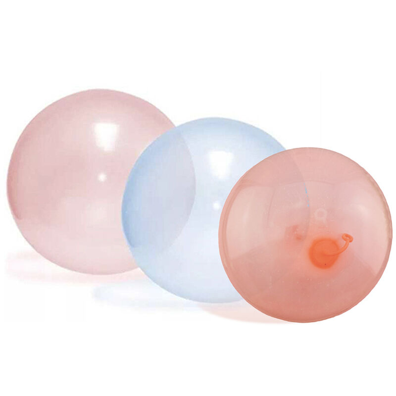 Ballon a bulles Transparent Bounce Gonflable Funny Toy Ball Balles gonflables pour le jeu de jardin interieur exterieur,modele: Rose m