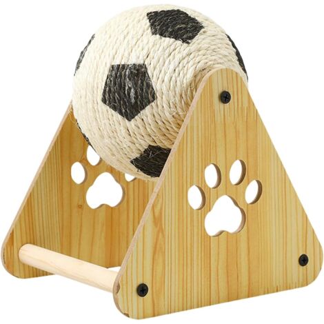 Boule Griffoir pour Chat Jouet en Sisal Naturel en Forme De
