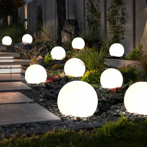 Boule sphère lumineuse MOOVERE 60cm outdoor extérieur Solaire+