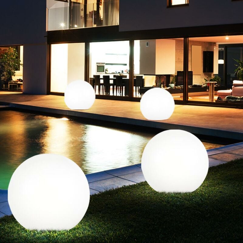 Boule lumineuse solaire jardin led décoration de jardin boule solaire pour extérieur 20 cm boule lumineuse solaire, durée d'éclairage environ 6-8