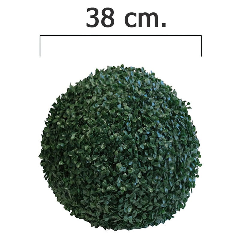 Haie artificielle Papillon boule de buis 38cm