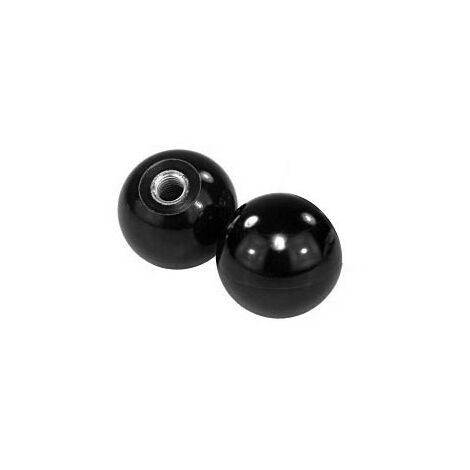 Boule plastique avec insert acier Ø 40 mm - M10