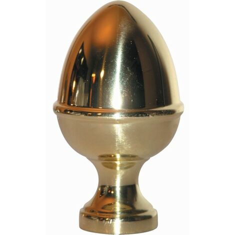 Boule pour rampe en laiton H 135 mm Ø 67 mm