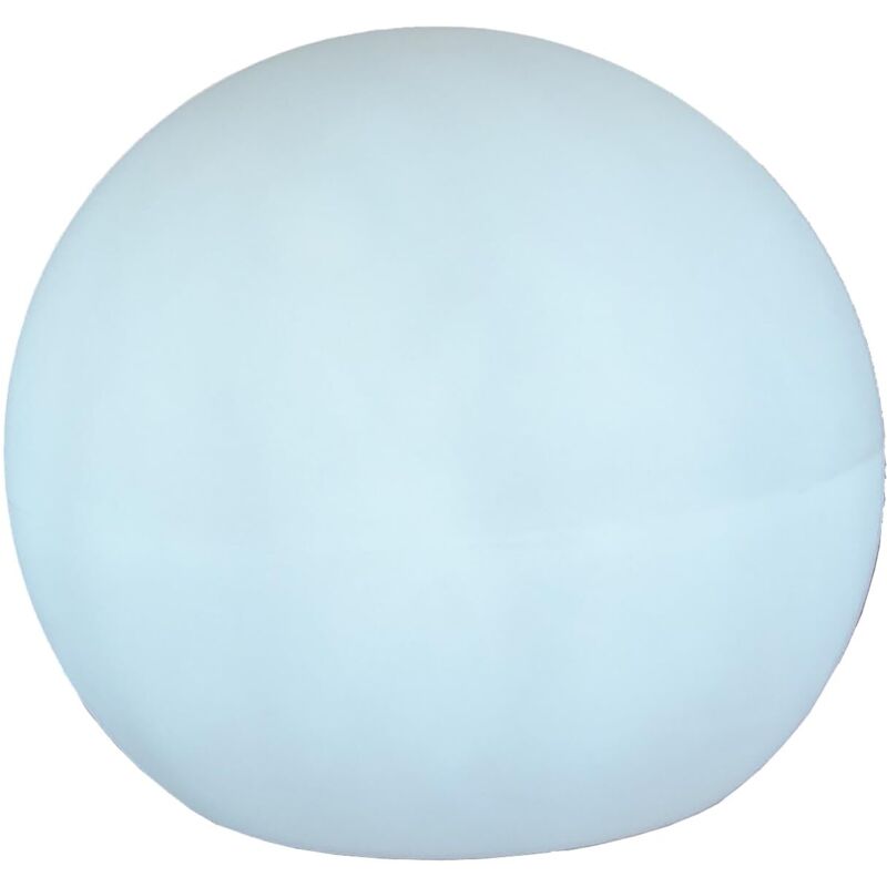 Buly 50 cm Boule lumineuse décorative très résistante. Charge solaire et lumière led rvb. Fabriqué en Espagne
