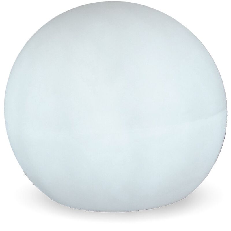 Buly 80 cm Boule lumineuse décorative très résistante. Charge solaire et lumière led rvb. Fabriqué en Espagne