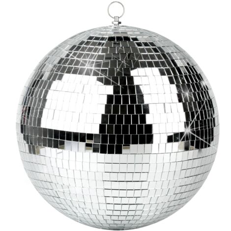 Boules à facettes 30 cm Boule disco - Décoration Scintillante pour Fêtes et Événements, argenté