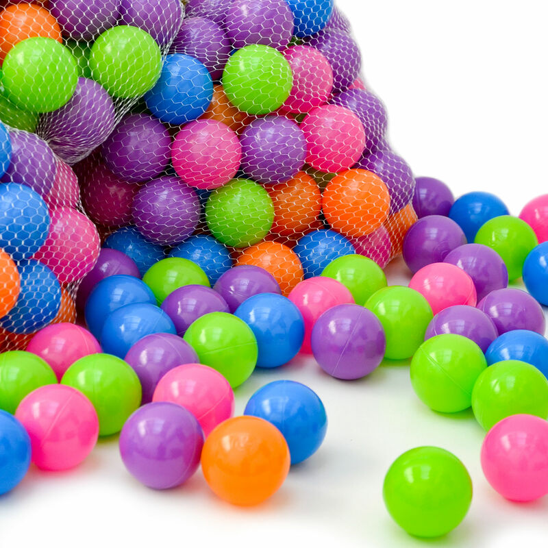 Boules colorées 6cm couleurs pastel 100 - bunt