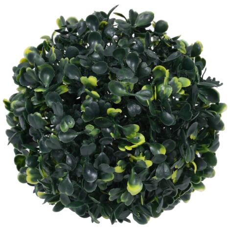 Boules de buis artificielles 2 pcs 22 cm CFW247336