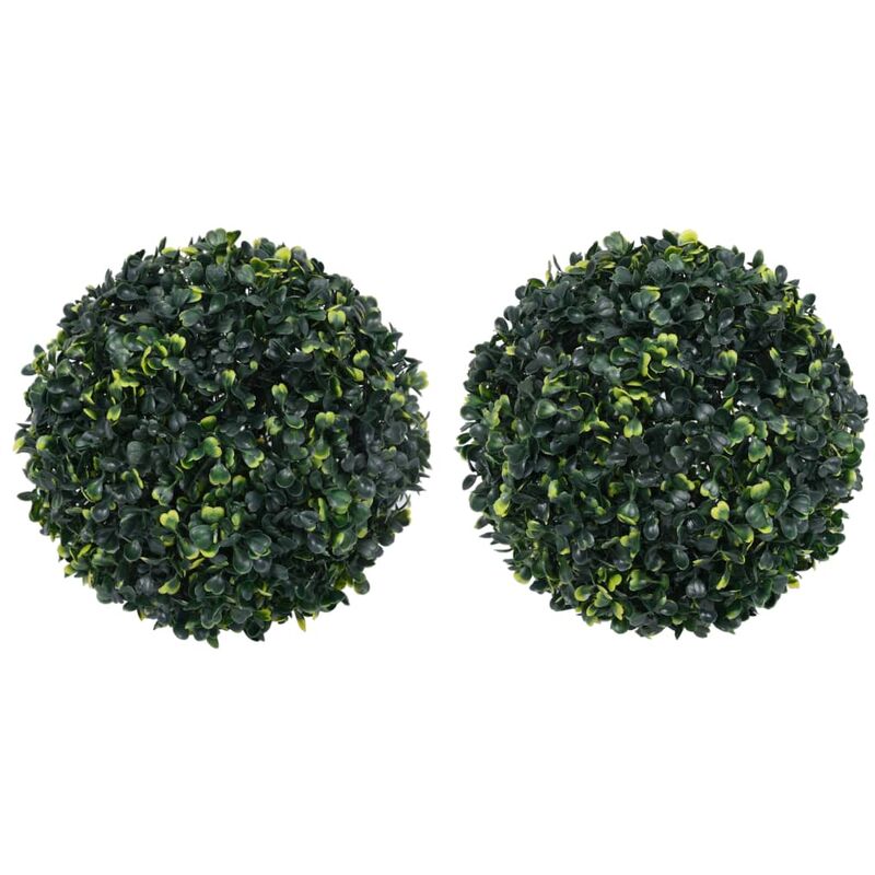 Boules de buis artificielles 2 pcs 45 cm - Vert - Vidaxl