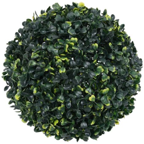 Boules de buis artificielles 2 pcs 45 cm CFW940466