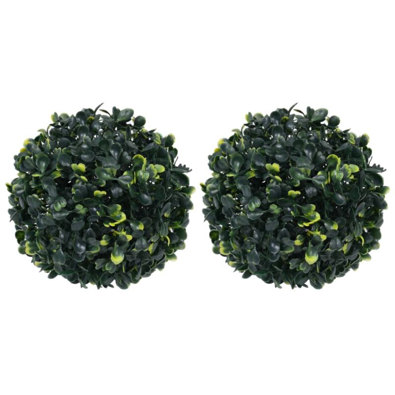 Vidaxl - Boules de buis artificielles 2 pcs 22 cm