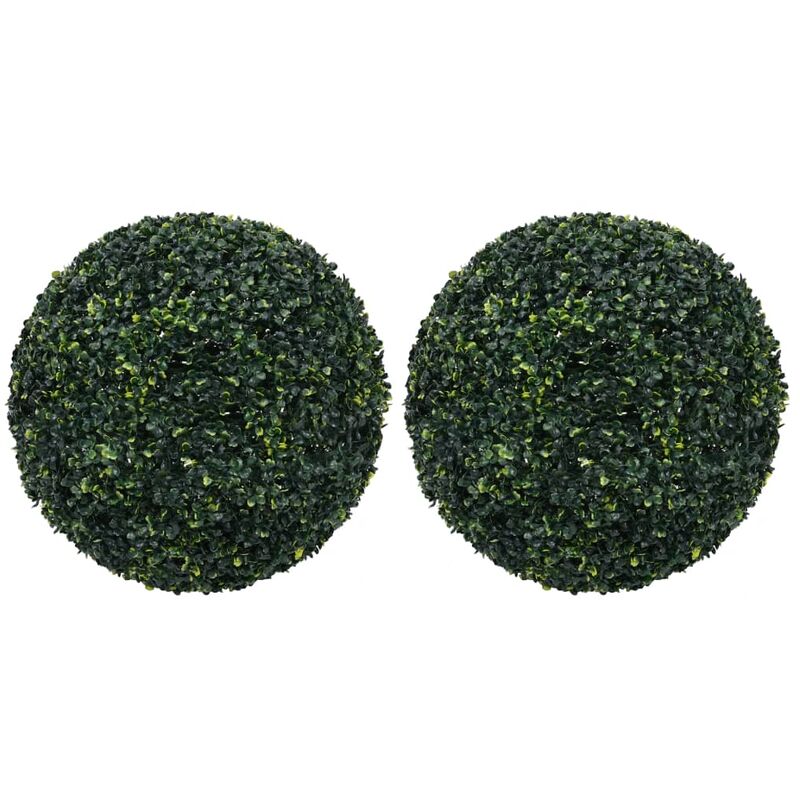 Boules de buis artificielles 2 pcs 52 cm - Vert - Vidaxl