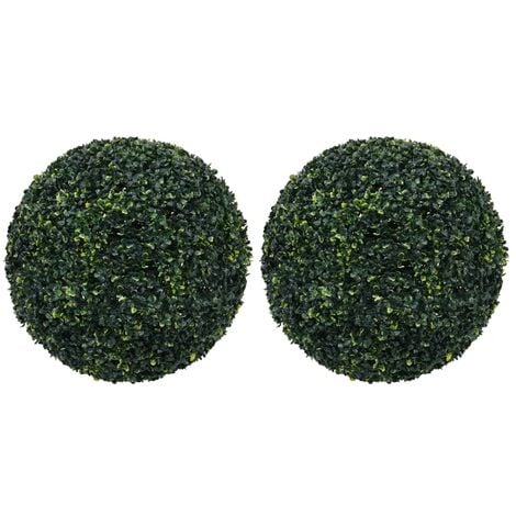 Boules de buis artificielles 2 pcs 52 cm