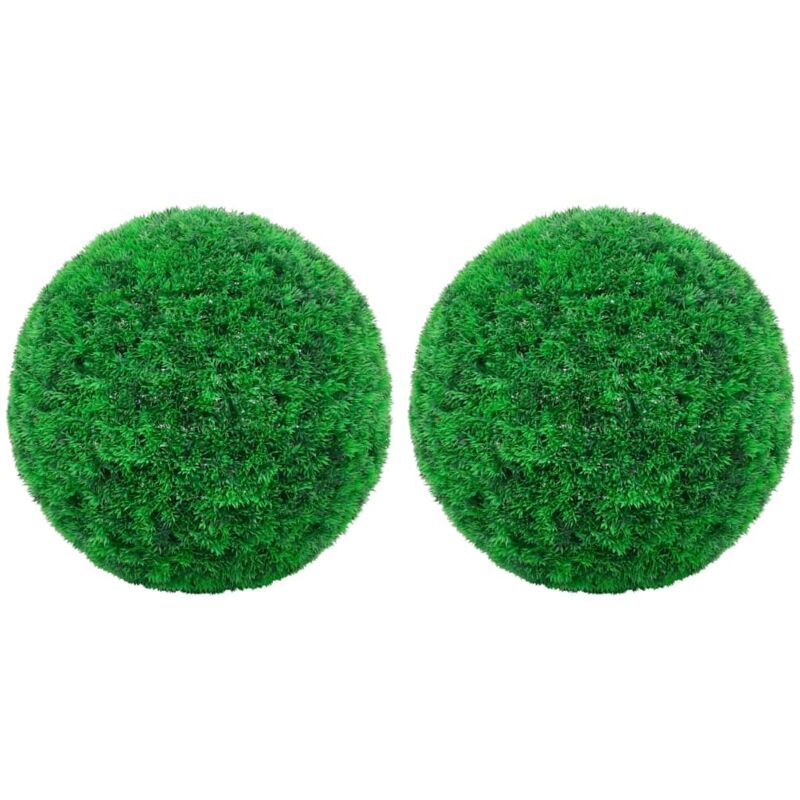 Boules de buis artificielles 2 pcs 52 cm - Vert - Vidaxl