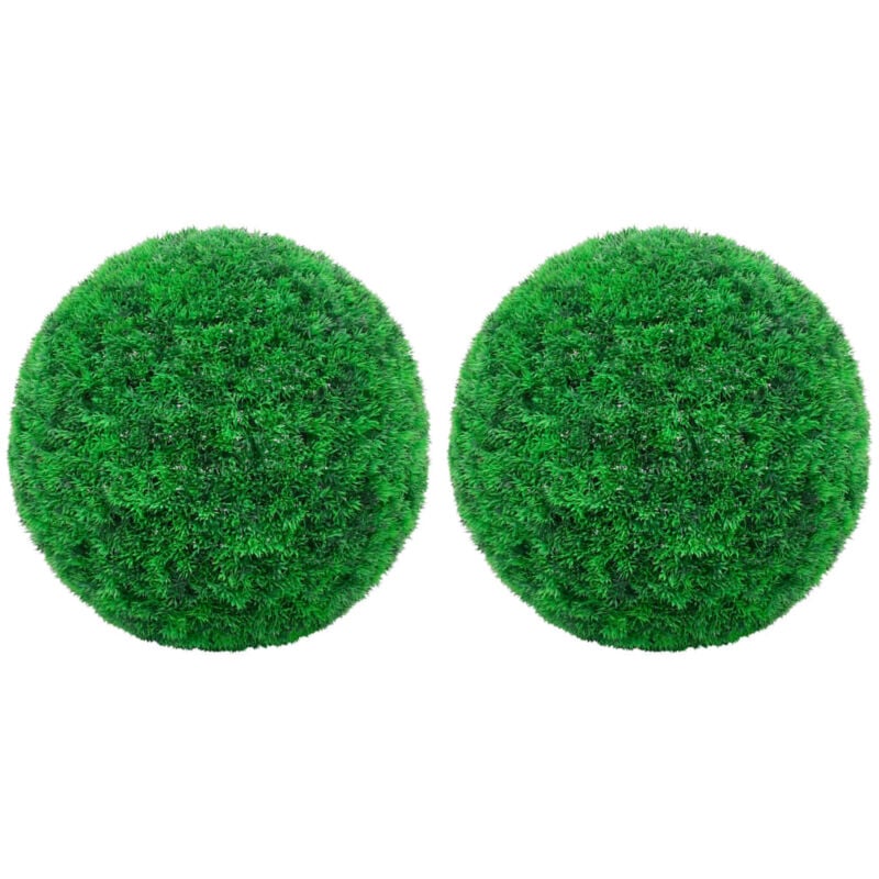 Vidaxl - Boules de buis artificielles 2 pcs 45 cm