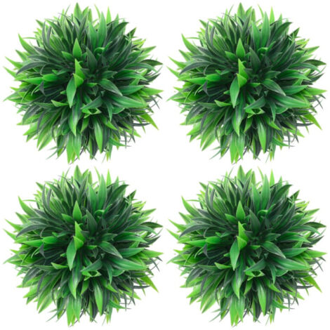 Boules de buis artificielles 4 pcs 15 cm