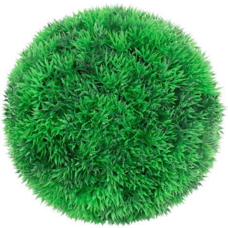 Boules de buis artificielles avec lumières LED 2 pcs vert 22 cm CFW137422