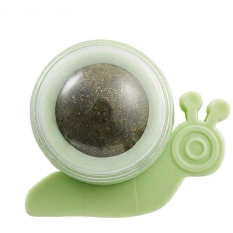 Boules de cataire rotatives, jouets à mâcher pour chat, nettoyage dentaire et hygiène buccale, jouet anti-stress avec herbe à chat.