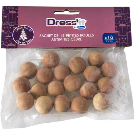 Boules De Cèdre Anti-mites Mondex Protection Naturelle Anti-mites - Mondex