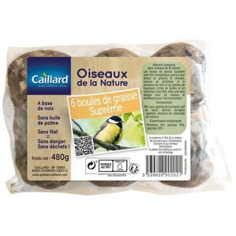 CAILLARD CENTRALE BRICO Boules de graisse suprême 6x 80 kg