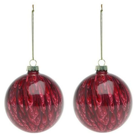 Boules de Noël (2 pcs) 113572-Couleur-Marron